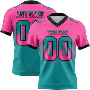 Maillot de football personnalisé à motif dégradé, thème drapeau, forme carrée nette, protection UV, manches courtes, 100 % polyester, unisexe pour adulte - Product Image 5