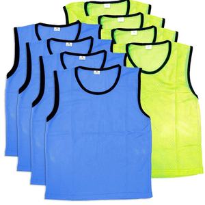 Maillots et gilets de football imprimés de qualité supérieure pour adultes, uniformes d'entraînement en maille, personnalisables, 100 % polyester - Product Image 5