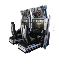 Machine de jeu d'arcade de course automobile à monnayeur 32 LCD de marque populaire avec design résistant aux intempéries et prise universelle