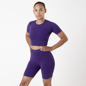 Women's High <b>Waist</b> Biker Shorts Custom Logo Soft Comfortable Summer Yoga Streetwear Skinny Fit Belt Breathable Solid Quick Dry - Product Image 4