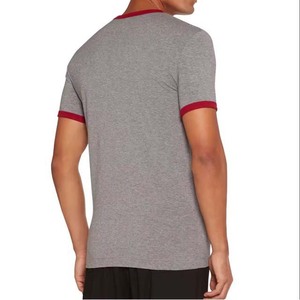 T-shirts pour hommes personnalisés avec logo, mélange polyester/coton, impression numérique, design vierge, séchage rapide et respirant - Product Image 3