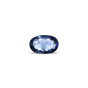 Zafiro Natural Facetado Azul Real de 3.27 Quilates, Gema Suelta (8mm X 10mm, Certificado IGI, Tratado Térmicamente y Pulido) - Product Image 1