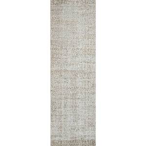 พรมขนสัตว์ถักมือสไตล์วินเทจ สีเบจและสีน้ำตาล ลายเหรียญและลวดลายนามธรรม รูปทรงสี่เหลี่ยมผืนผ้า สำหรับห้องนั่งเล่นในบ้าน Pae-1126 - Product Image 1