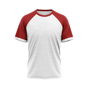 T-shirt uni pour hommes T-shirt en polyester T-shirts à séchage rapide Impression par sublimation personnalisée Logo T-shirts unisexes de sport pour hommes - Product Image 1