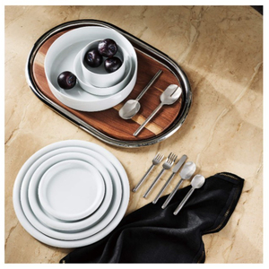 Plateau de service en bois de forme rectangulaire parfait pour la table basse Plateau en bois naturel Ajoutez un charme rustique à votre table Fournisseur OEM - Product Image 4