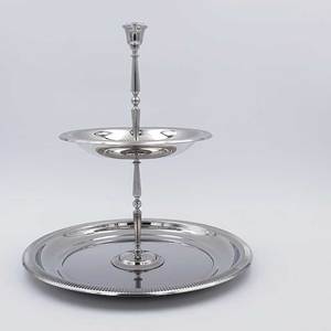 แท่นวางเค้กทำมือราคาไม่แพงสำหรับตกแต่งโต๊ะในครัววันเกิดอุปกรณ์งานฝีมือโลหะจากอินเดีย - Product Image 5