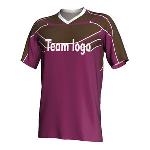 Camiseta de fútbol personalizada de alta calidad, camiseta de fútbol por sublimación y uniforme corto para hombre, camiseta sublimada de fútbol 2025 OEM - Product Image 1