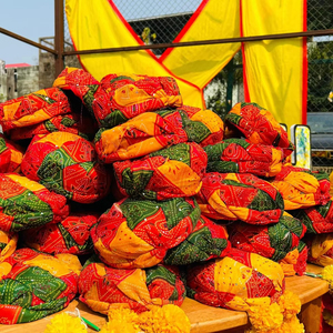 Rajasthani algodón Pagdi Baraati sombreros novio Safa Unisex Velcro turbante para invitados entrada bienvenida en Hotel Resort prefabricado pagri - Product Image 1