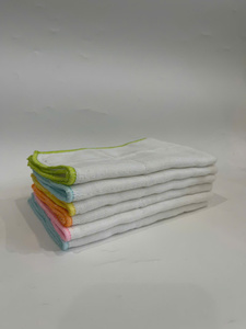 ผ้าเช็ดตัวผ้าฝ้าย100% ขนาด25*35ซม. สีล้วนแห้งเร็วไม่ก่อให้เกิดอาการแพ้แบบใช้ซ้ำได้ผ้าเช็ดตัวผ้าฝ้ายเป็นมิตรกับสิ่งแวดล้อมผ้าเช็ดสำหรับห้องครัว - Product Image 4