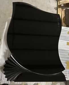 Monumentos de Granito Negro, Tamaño Personalizado, Modernos, Pulidos, Lápidas Negras Absolutas - Product Image 6