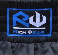 กางเกงขาสั้นต่อยมวยสำหรับผู้ชายผ้าโพลีเอสเตอร์100% สีสำหรับฝึกซ้อมออกกำลังกาย MMA มวยไทยออกแบบโลโก้ได้ตามต้องการ - Product Image 6