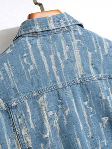 แจ็กเก็ตผ้ายีนส์สำหรับผู้ชาย, เสื้อแจ็กเก็ตผ้าคอตตอน100% แฟชั่นใหม่สำหรับฤดูหนาว - Product Image 4