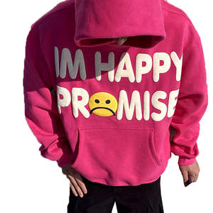 Sudadera con Capucha Unisex de Gran Tamaño para Hombre, 100% Algodón, Apliques, Impresión Personalizada, Bordado, Bolsillo, Alta Calidad, Invierno - Product Image 6