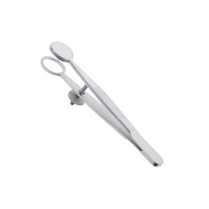 Pince à Chalazion Desmarres de qualité supérieure pince à paupière ophtalmique ovale en acier métallique grande plaque supérieure ouverte - Product Image 2