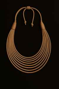 Buy Designer Multi Layer Chunky Necklace Wax Cord Necklace Best Party ware Gift Choker Necklace Designer Embroidery for Women's - Product Image 4