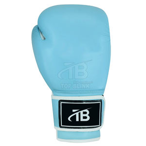 Gants de boxe en cuir pour hommes sur mesure avec poignet lacé pour l'entraînement avec logo personnalisé - Product Image 3