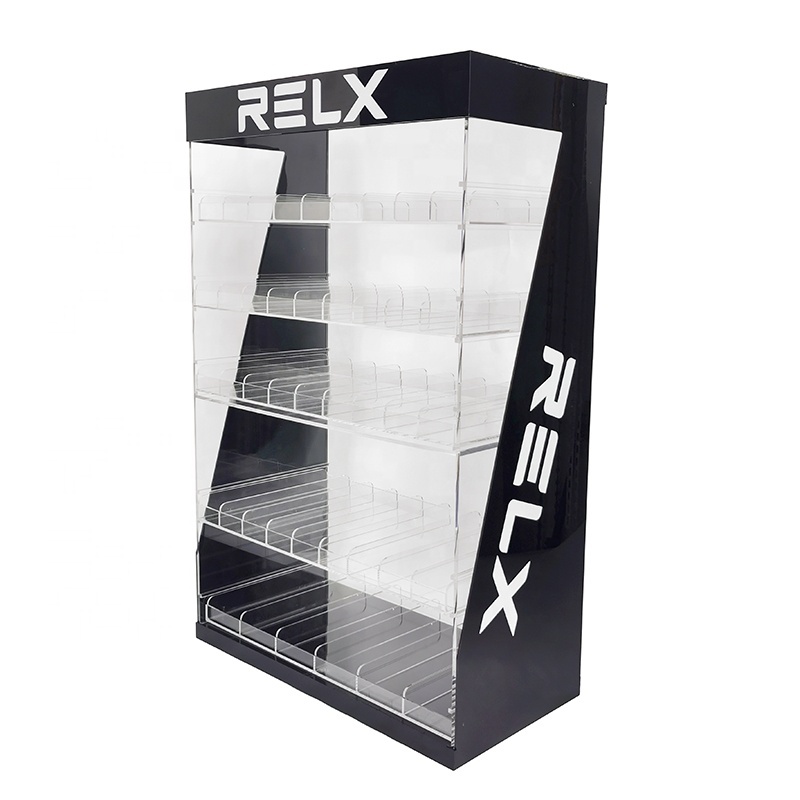 Rak Display Rokok Akrilik Transparan untuk Retail, Rak Display Rokok ...