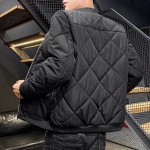2025 veste d'hiver en peluche pour hommes sur mesure toile de haute qualité col montant chaud Logo avant Service OEM - Product Image 5
