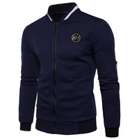 Nouvelle veste bomber tendance pour homme, décontractée, à fermeture éclair, manches longues, blanche, rembourrée, chaude, pour l'hiver