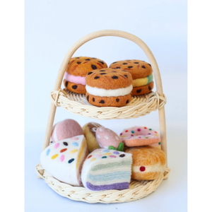 Vente en gros de porte-gâteau en rotin moderne écologique Design en bois à plusieurs niveaux pour l'extérieur, le salon, la chambre à coucher et l'école Fabriqué au Vietnam - Product Image 5