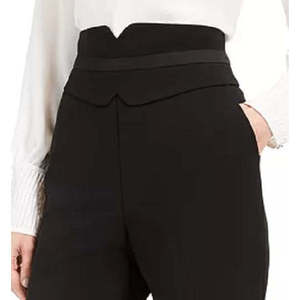 Pantaloni da Completo a Vita Alta da Donna Calvin Klein, Neri, Taglia 12 - Product Image 2