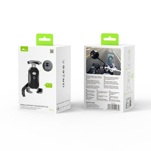 Support métallique protecteur de support de moto noir 1150313 - Product Image 1