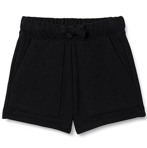 Ropa de Color negro liso para niños y niñas, ropa de Yoga atlética corta para el sudor, traje de baño de playa, ropa para niñas y niños, pantalones cortos transpirables para interiores - Product Image 1