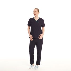 Uniformes Médicos de Algodón 100% Ecológicos, Clásicos y Hechos a Medida, Nuevos para 2026, Uniformes de Enfermería al por Mayor, Traje de Mezclilla para Hospital - Product Image 3