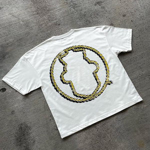 Camiseta de algodón de primera calidad 100% informal para hombre, con cuello redondo Camiseta lisa de microfibra en blanco y logotipo personalizado de 220gsm, venta al por mayor - Product Image 2