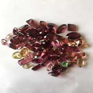 Pera ovalada de turmalina multicolor natural de alta calidad y corte Octágono excelente brillo para joyería premium-Certificado IGI - Product Image 2