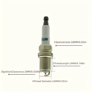 หัวเทียนนิกเกิล BKR6E-11 BKR6ES สำหรับจุดระเบิดของเครื่องยนต์โตโยต้า - Product Image 4