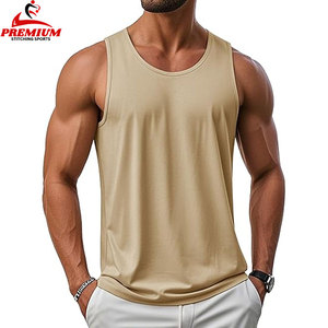 เสื้อกล้าม100% แห้งเร็วสำหรับผู้ชายเสื้อกล้ามออกกำลังกายกล้ามเนื้อลำลองฟิตเนสฟิตเนส - Product Image 5