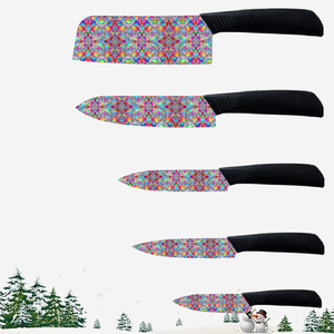 Cuchillo de Chef con Hoja de Cerámica Pequeña y Mango de Plástico, Personalizado para Uso Doméstico, Venta Directa de Fábrica, Artesanía de Alta Calidad - Product Image 1