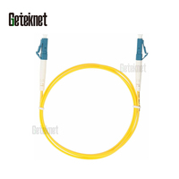 Kabel Patch Cord Fiber Optik Duplex GETEKnet SC/APC ke LC/UPC G652D Singlemode Panjang 1m-100m Bersertifikasi CE
