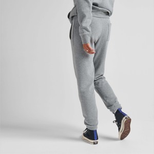 Pantalones de chándal con logotipo personalizado, pantalones de chándal bordados lisos para caminar, pantalones de jogging para hombres, pantalones de chándal para mujeres en blanco, pantalones de chándal de lana blanca para hombres - Product Image 4