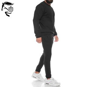 2024 nueva llegada al por mayor personalizado 100% algodón polar hombres chándal de talla grande deportes chándal ropa deportiva traje disponible a granel - Product Image 2
