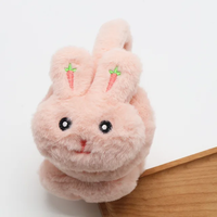 Vente en gros d'oreillettes en fourrure douce et moelleuse, tendance et élégante, pour un usage régulier en hiver, adaptées aux enfants, unisexe, 100% polyester, personnalisables
