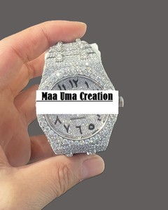 Reloj Mecánico, Reloj con Incrustaciones, Reloj para Hombre, Relojes con Diamantes Moissanite Vvs - Product Image 1