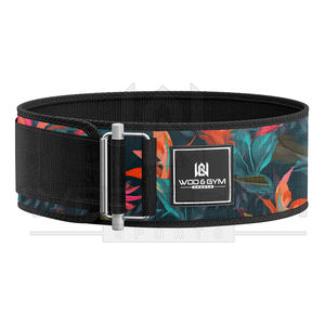 Cinturón de gimnasio para levantamiento de pesas, sublimación profesional, entrenamiento de fuerza, logotipo personalizado, cinturones autoblocantes de nailon Unisex - Product Image 1