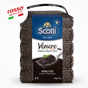 Arroz Negro Venere Fresco de Alta Calidad, Grano Largo, Textura Suave, Calidad Alimentaria Superior, 5X1Kg, Hecho en Italia - Product Image 1