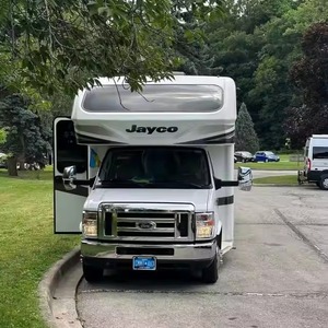 บ้านเคลื่อนที่สำหรับตั้งแคมป์ RV 4x4หรูหราพร้อม6ที่นั่งไฟเบอร์กลาสผลิตในสหรัฐอเมริกาและยุโรปสำหรับตั้งแคมป์ใช้ในบ้าน - Product Image 6