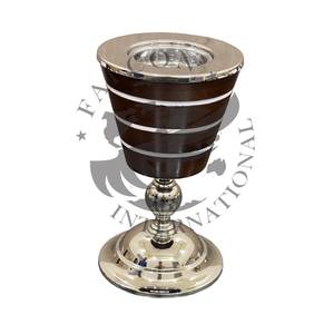 Quemador Bakhoor de madera y acero inoxidable Tamaño y forma personalizados Quemador Dukhoor para uso en fiestas de bodas - Product Image 1