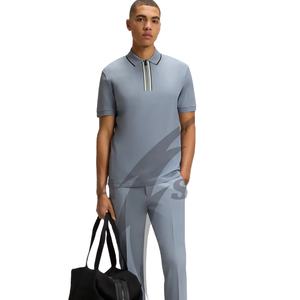 Polos de Lujo de Diseñador 2026, con Cierre de Cremallera, de Algodón Transpirable, para Hombre, Hechos a Medida, MOQ Bajo, Producto OEM, Gran Venta - Product Image 1