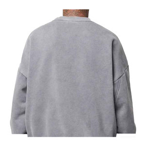 เสื้อสเวตเตอร์คอตตอนผสมสำหรับผู้ชายชุดปักลายสำหรับฤดูหนาวสวมใส่สบายระบายอากาศได้ดีสไตล์ลำลอง - Product Image 5