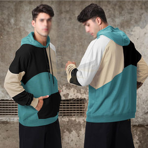 Nouveau style de sweats à capuche de couleur unie pour hommes vente en gros 100% coton sweats à capuche pour hommes à vendre - Product Image 5