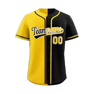 Uniforme de Béisbol Retro Personalizado para Adultos, Jersey de Béisbol Retro Rojo para Niños, Malla Transpirable con Botones, Conjunto de Jerseys de Béisbol Retro - Product Image 1