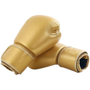 Venta al por mayor 8oz de cuero ligero Muay Thai guantes de boxeo por encargo de alta calidad equipo de entrenamiento deportivo niños adultos sólido - Product Image 3