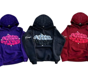 Fabricant de vêtements de rue pour vêtements de douane Gsm sweat-shirt surdimensionné pour hommes poids lourd 3d bouffant impression sweat à capuche court pour hommes - Product Image 2