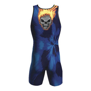 Impression par sublimation personnalisée Sportswear Camo Haltérophilie Singlet Suit Wrestling Singlets - Product Image 4