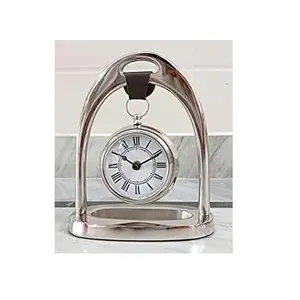 Large Table Clocks Silver Finishing Design Best For Hotel Office And Student Wake Up Alarm Clock Mini Small Desk Clock
